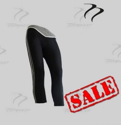 Black Cotton Long Lycra Tights Women